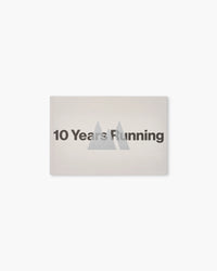 10 Years Running Anniversary Book