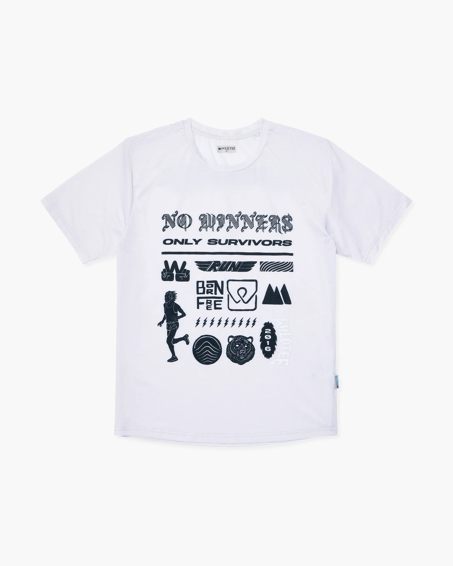 No Winners Only Survivors Tee Front
