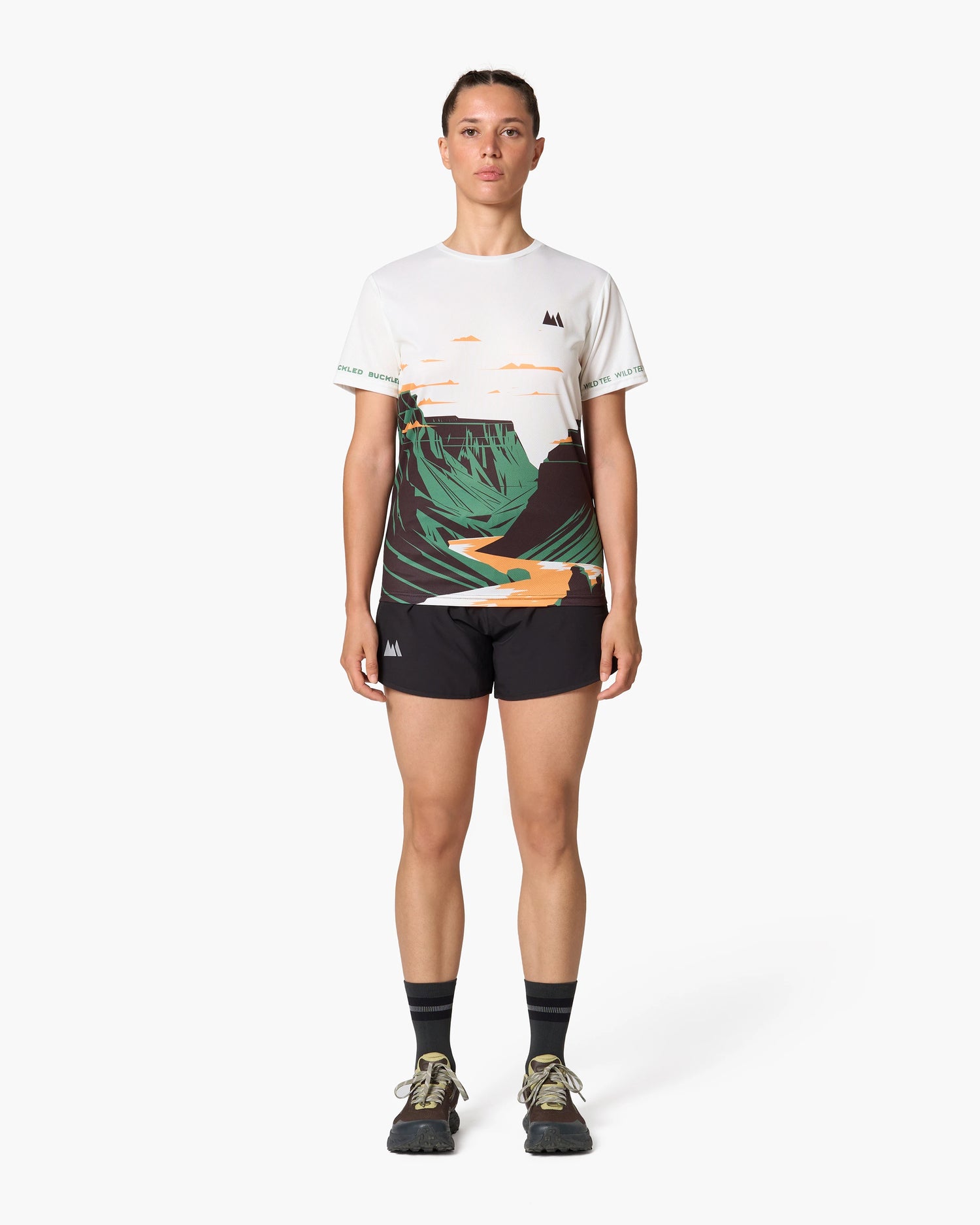 Wild Tee x Buckled Podcast Grand Canyon R2R2R Tee Front
