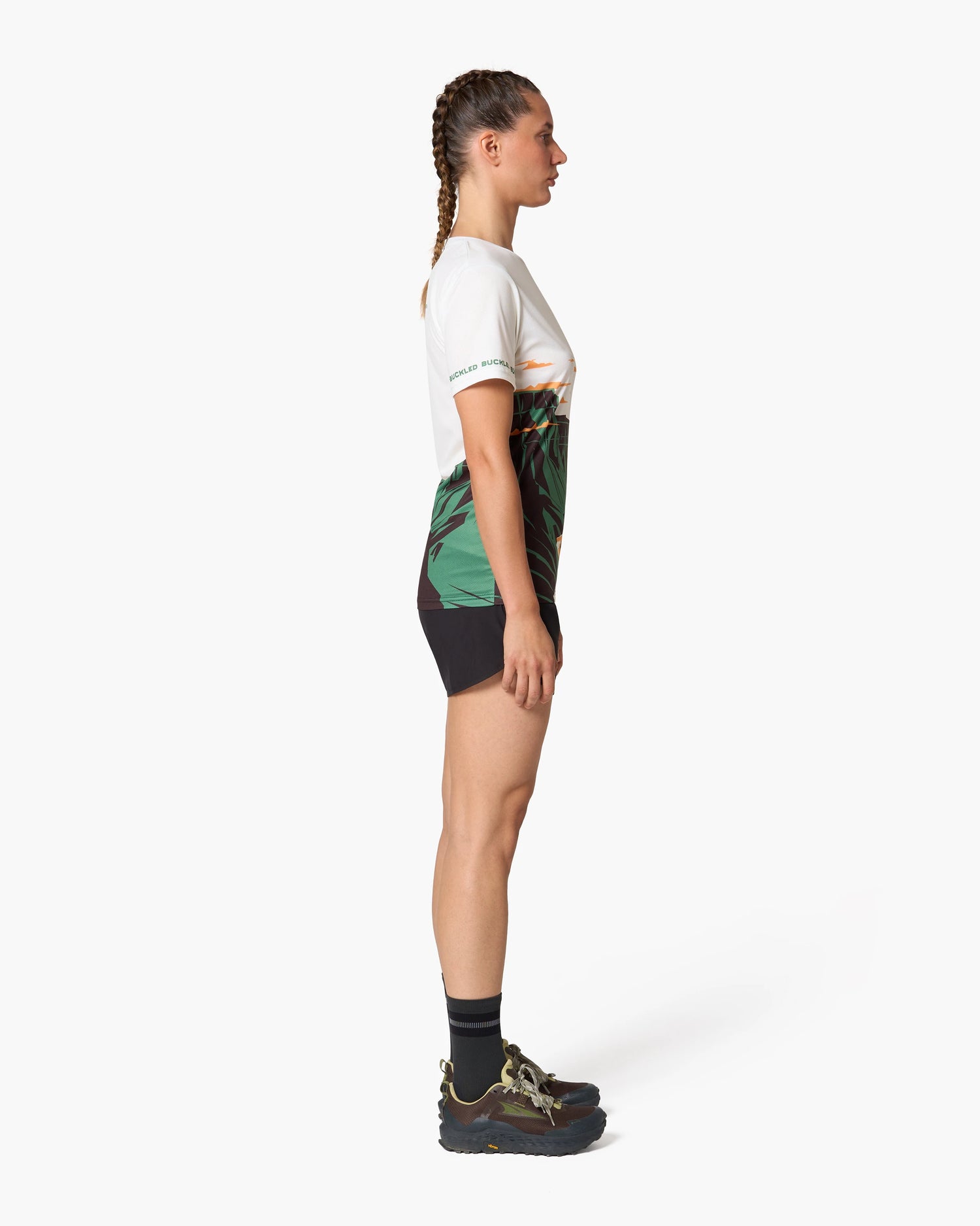 Wild Tee x Buckled Podcast Grand Canyon R2R2R Tee Detail Image