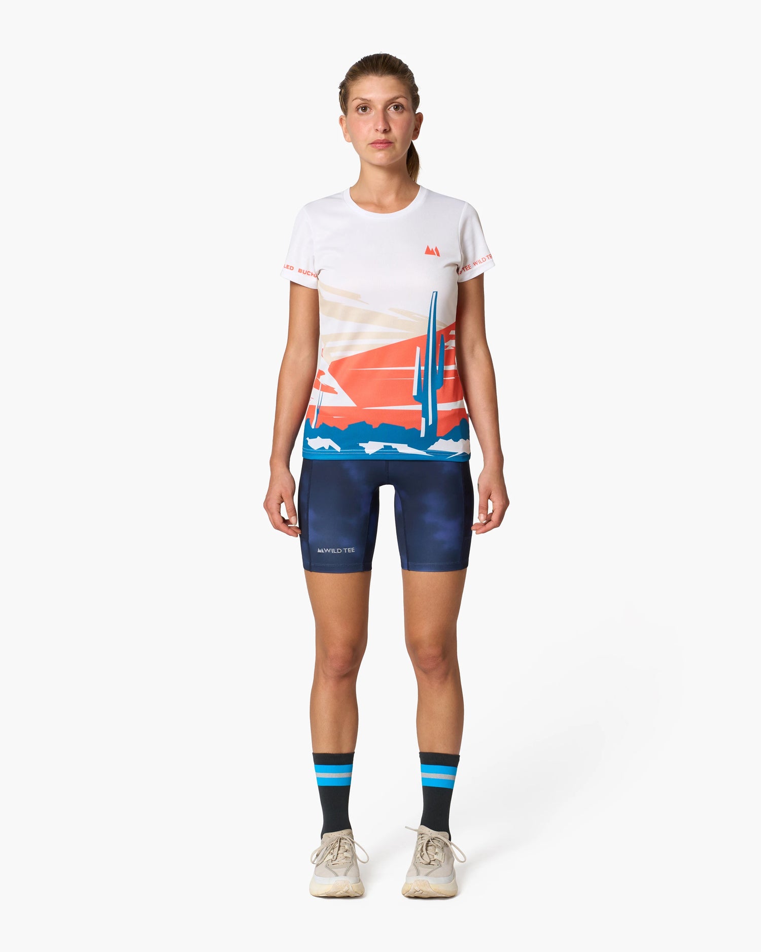 Wild Tee x Buckled Podcast Sonoran Desert Tee Front