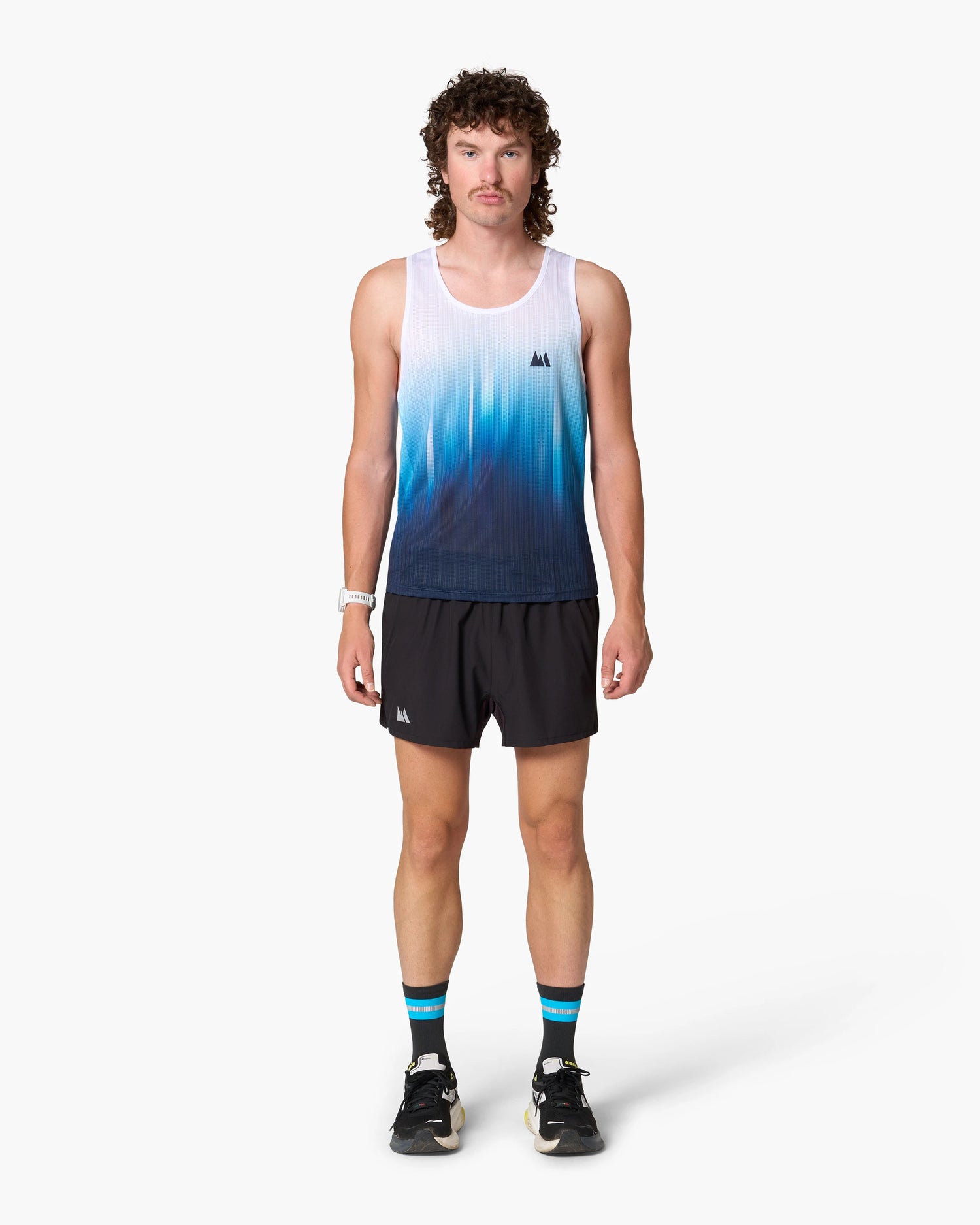 Gradient Race Singlet Front