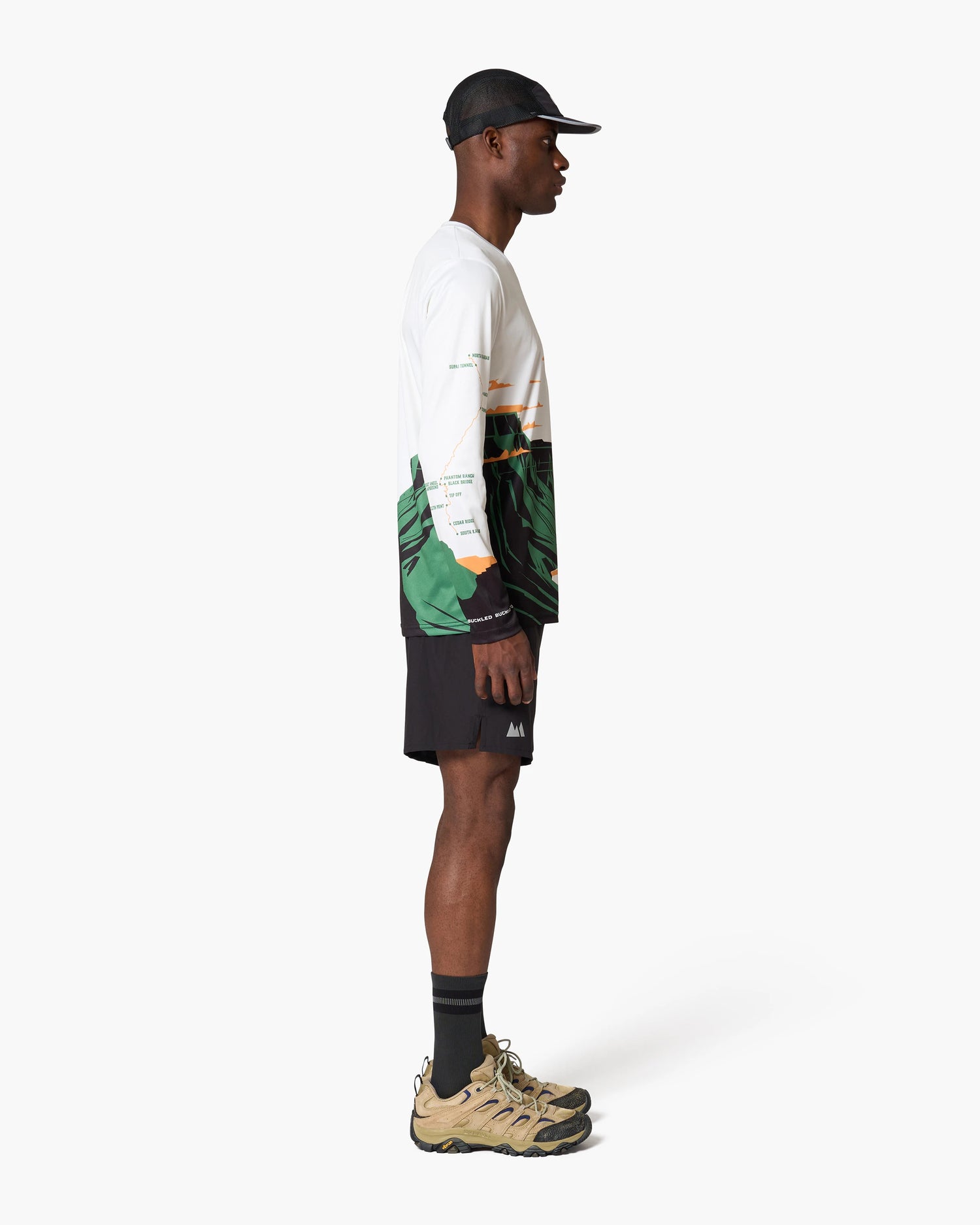 Wild Tee x Buckled Podcast Grand Canyon R2R2R Longsleeve Immagine dettagliata