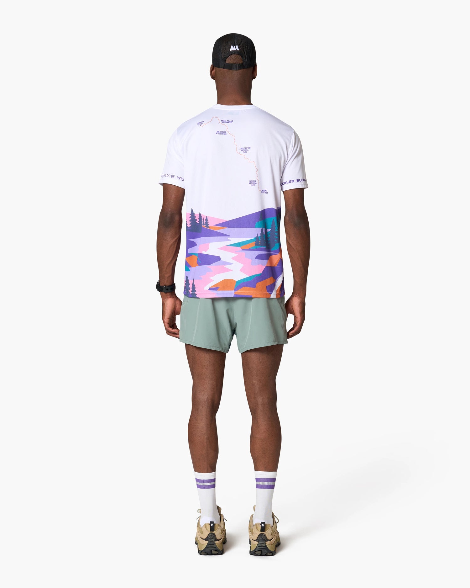 Wild Tee x Buckled Podcast Sierra Nevada JMT Tee Immagine dettagliata