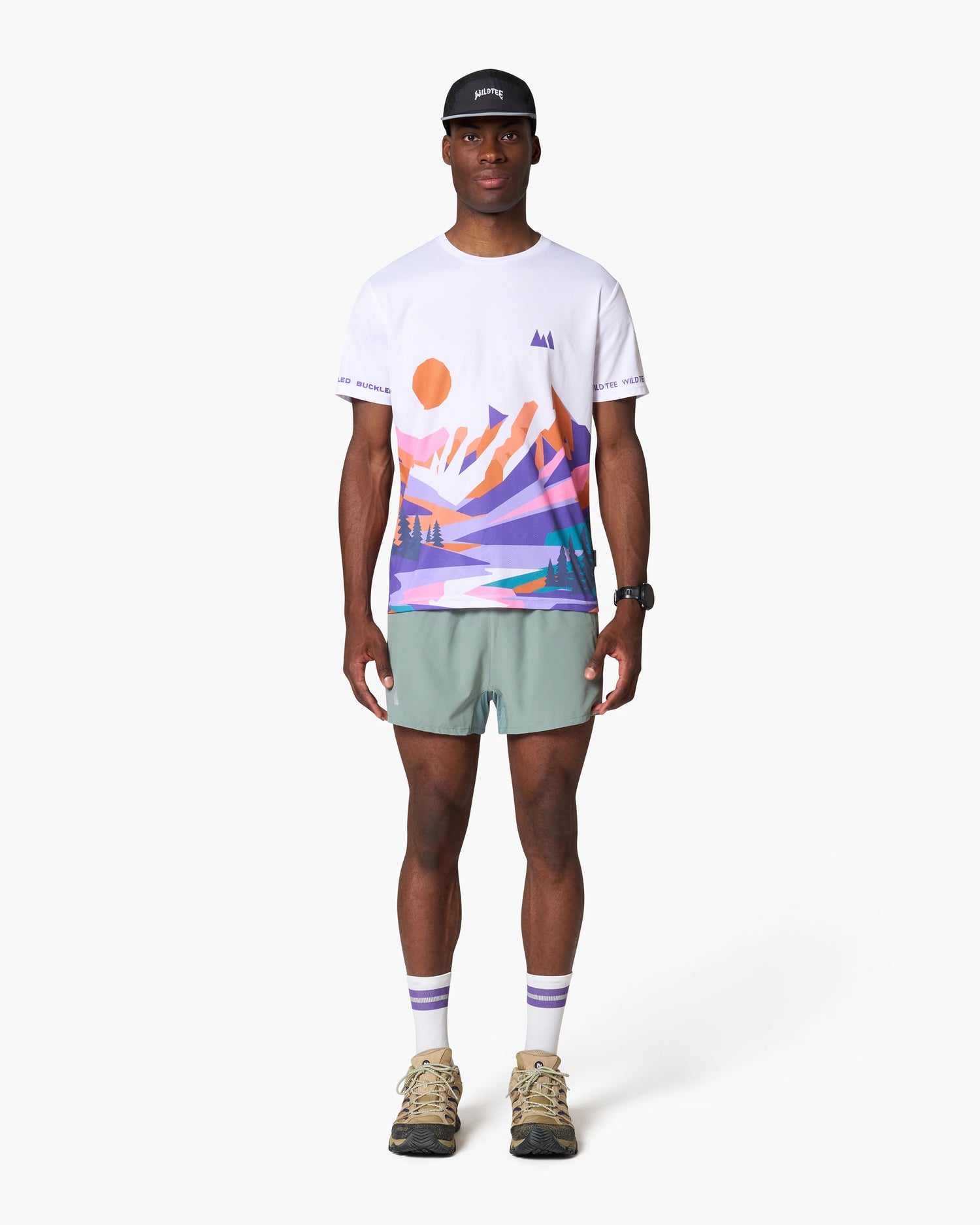 Wild Tee x Buckled Podcast Sierra Nevada JMT Tee Immagine dettagliata