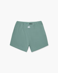 Pantaloncini corti verde menta, vista posteriore