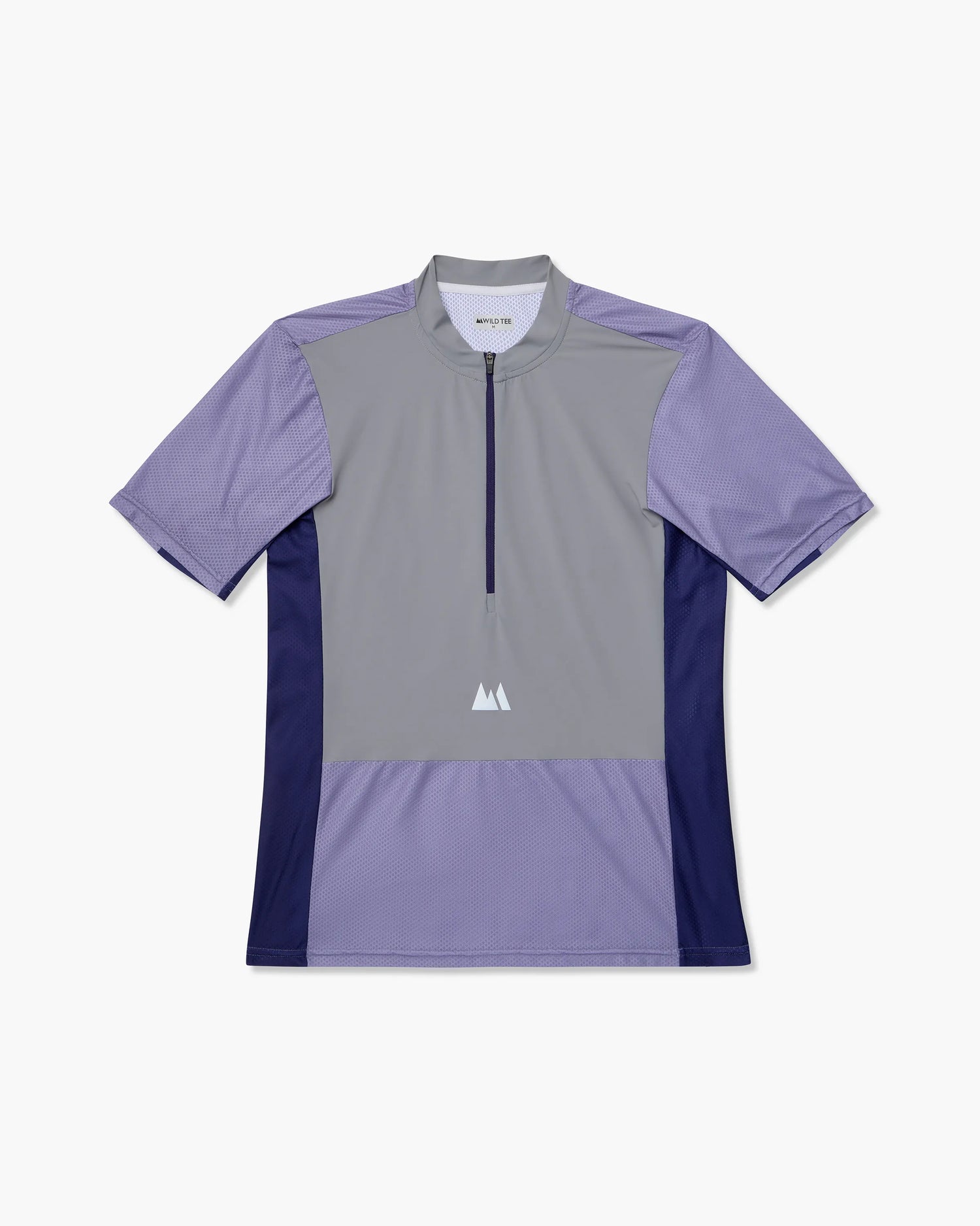 Trail Race Zip Tee Front