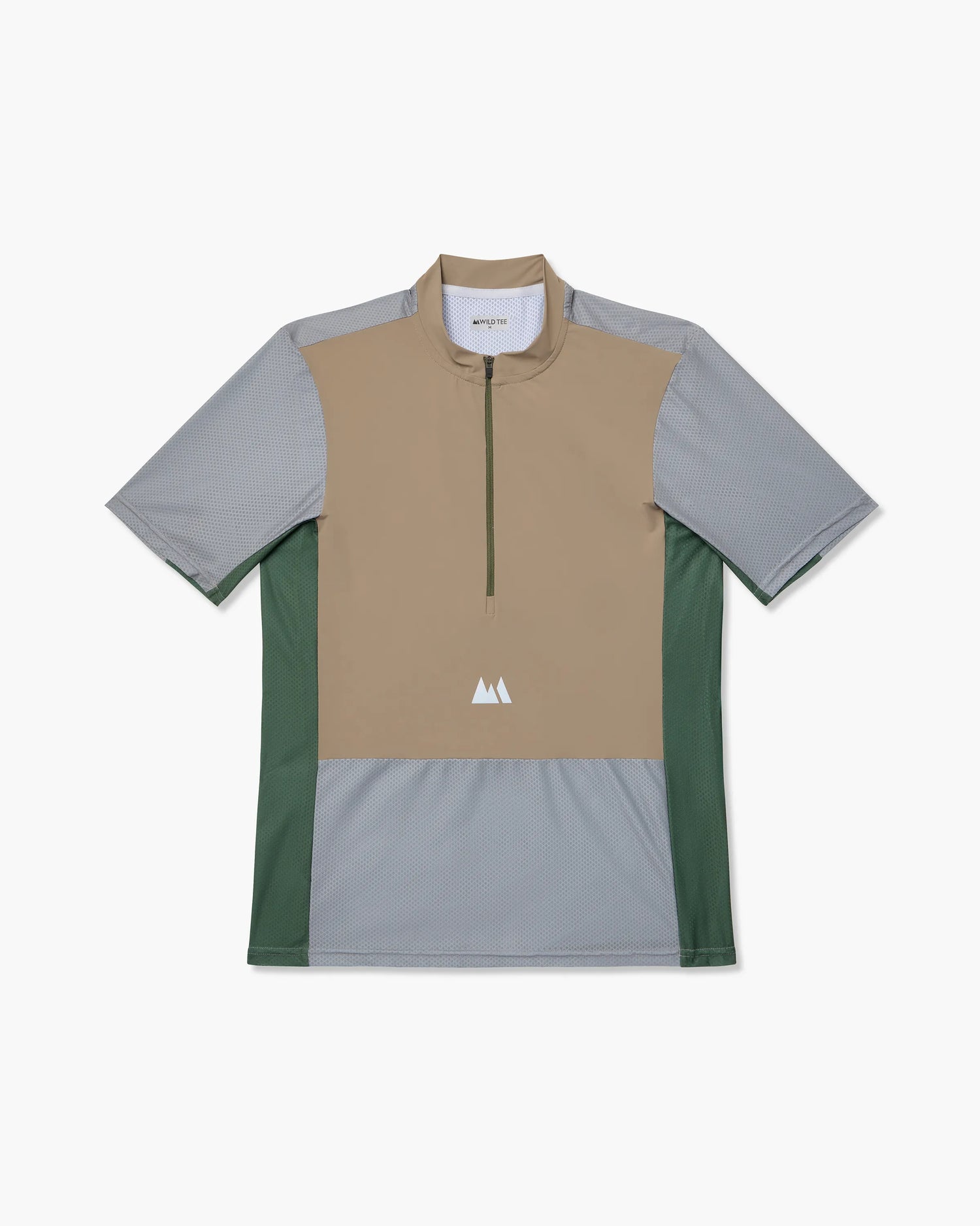 Trail Race Zip Tee Front
