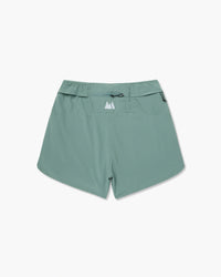 Pantaloncini corti verde menta, vista posteriore