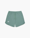 Pantaloncini Antelope 3.0 verde menta con coulisse in vita e logo sulla gamba, vista frontale