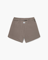 Pantaloncini corti taupe, vista posteriore