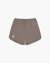Pantaloncini Antelope 3.0 taupe con coulisse in vita e logo sulla gamba, vista frontale