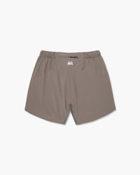 Pantaloncini corti taupe, vista posteriore