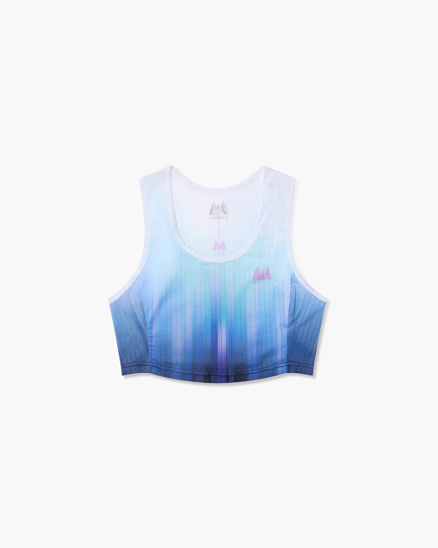 Gradient Race Crop Top Front