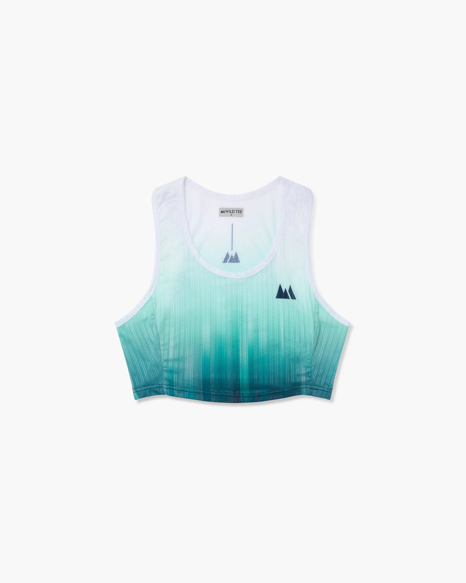 Gradient Race Crop Top Front