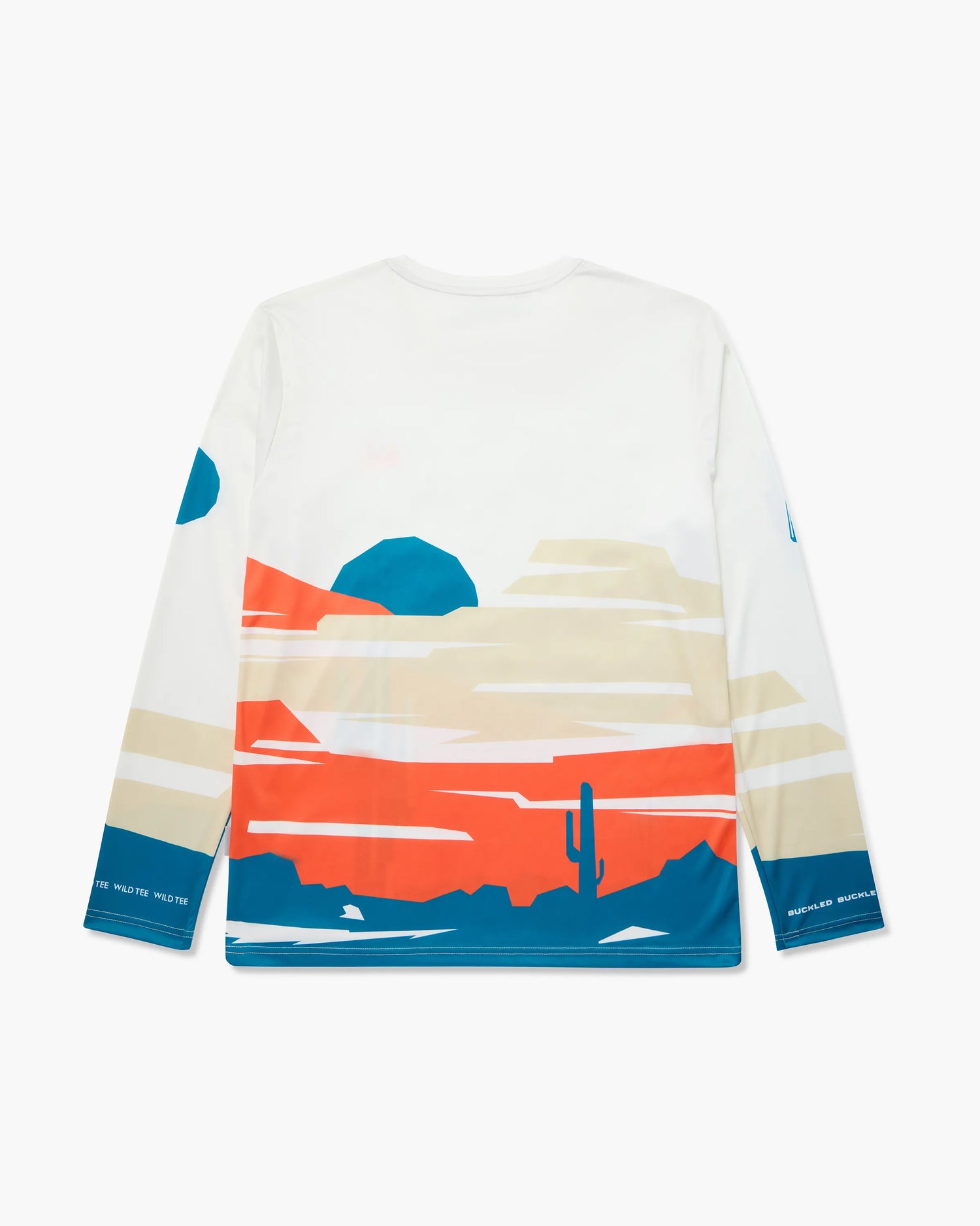 Wild Tee x Buckled Podcast Sonoran Desert Longsleeve Front