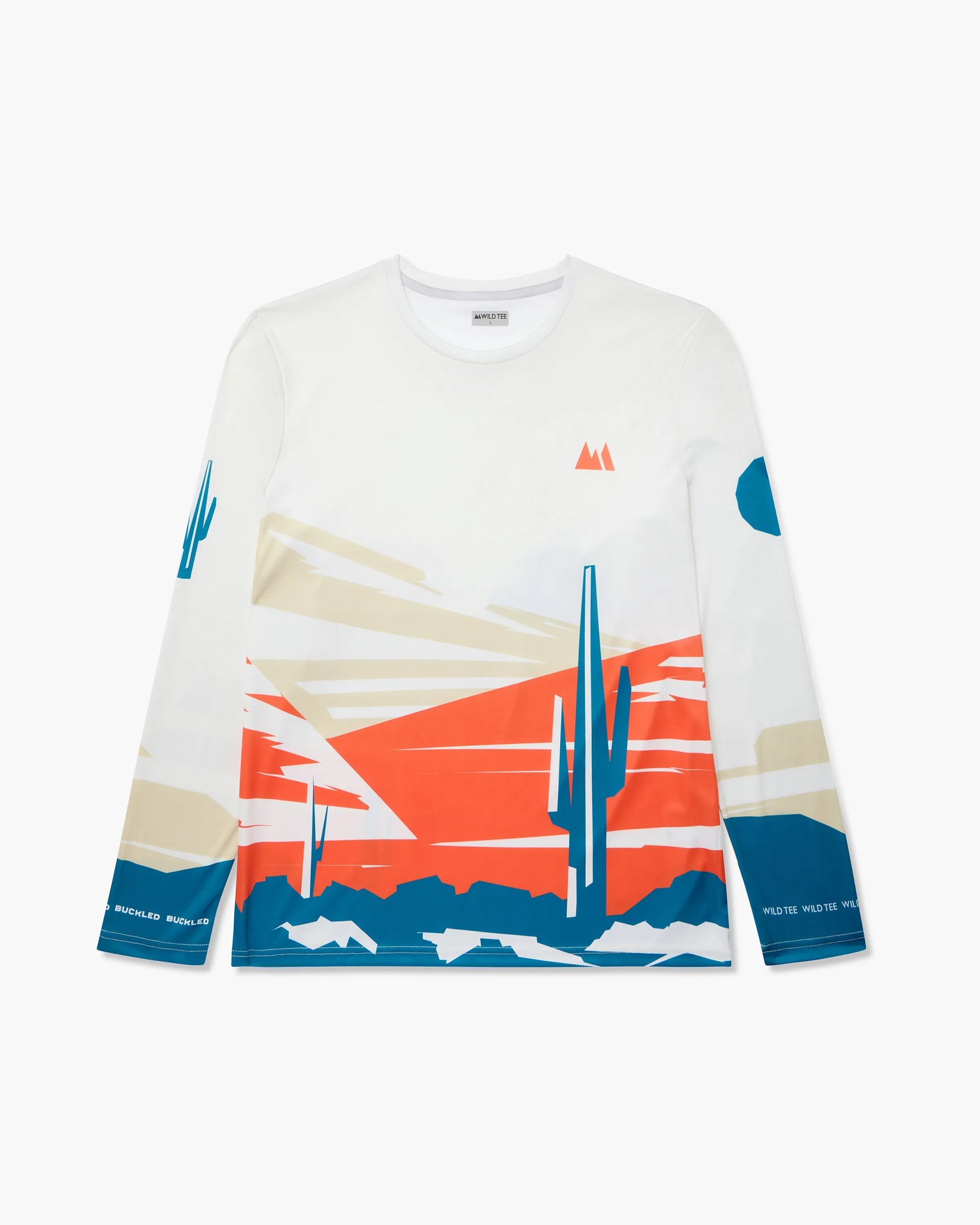 Wild Tee x Buckled Podcast Sonoran Desert Longsleeve Front