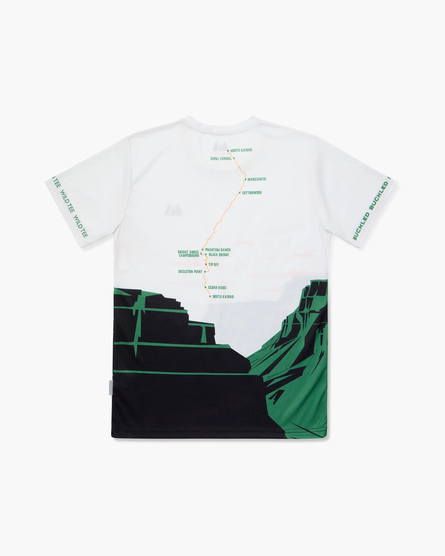 Wild Tee x Buckled Podcast Grand Canyon R2R2R Tee Front